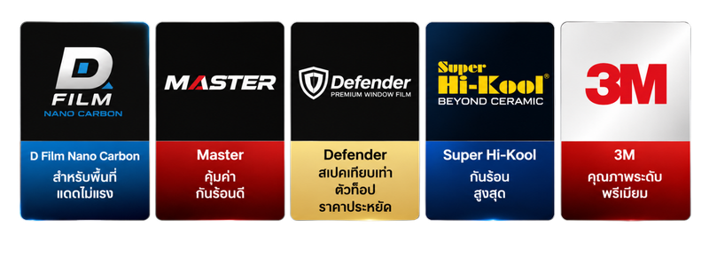ฟิล์มที่เราให้บริการ